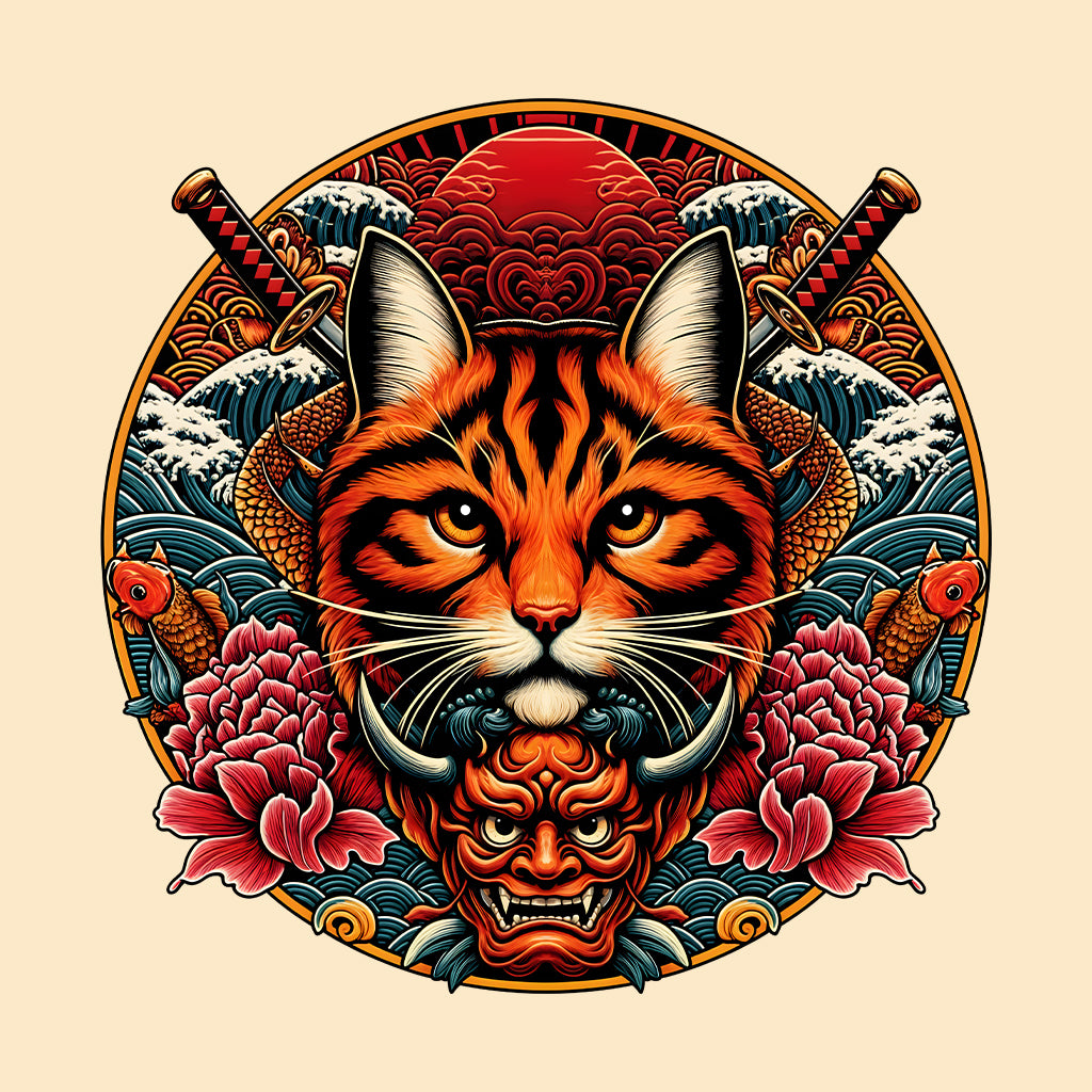 Samurai Cat Japanese Warrior | PRODUCT CODE: SMRICTJPNS