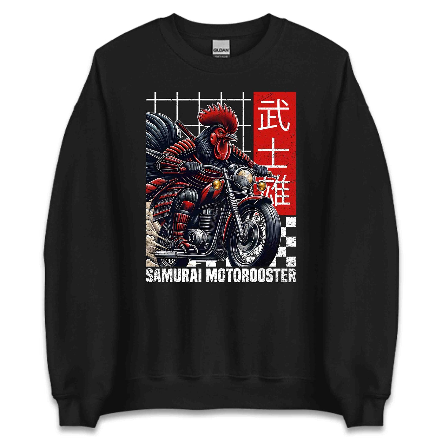 Samurai Motorooster Japanese Warrior Armor Rooster Motorbike Lovers | PRODUCT CODE: SMRSONJWYANWJA