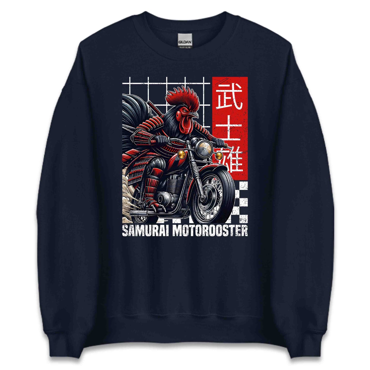 Samurai Motorooster Japanese Warrior Armor Rooster Motorbike Lovers | PRODUCT CODE: SMRSONJWYANWJA