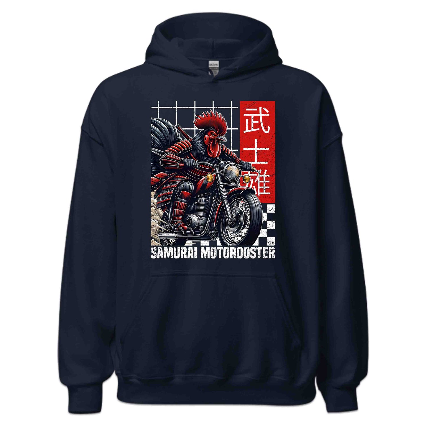 Samurai Motorooster Japanese Warrior Armor Rooster Motorbike Lovers | PRODUCT CODE: SMRSONJWYANWJA