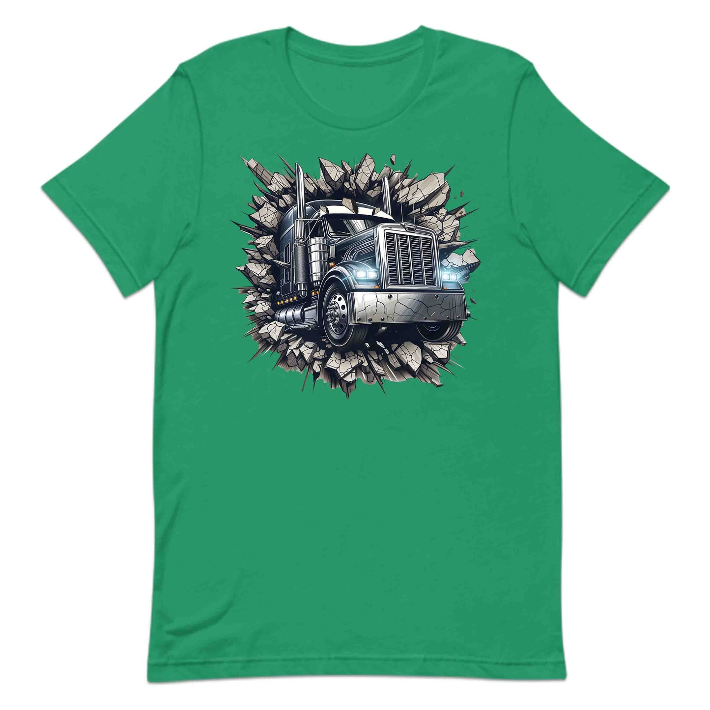 Semi-Truck Breaking Through Wall 3D Realistic Big Rig Smashing | PRODUCT CODE: SMTRKBRKWLAG