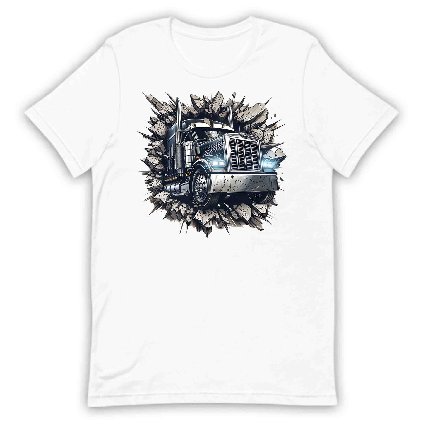 Semi-Truck Breaking Through Wall 3D Realistic Big Rig Smashing | PRODUCT CODE: SMTRKBRKWLAG