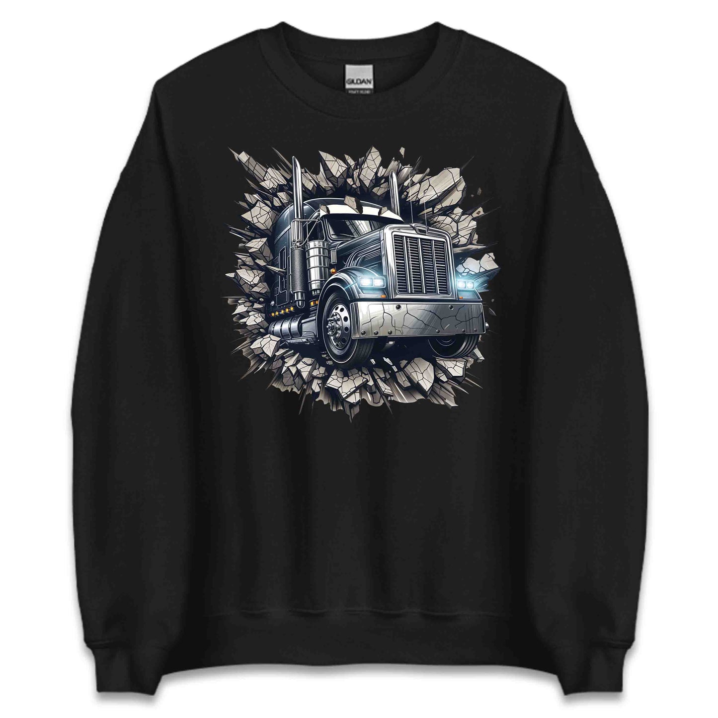 Semi-Truck Breaking Through Wall 3D Realistic Big Rig Smashing | PRODUCT CODE: SMTRKBRKWLAG