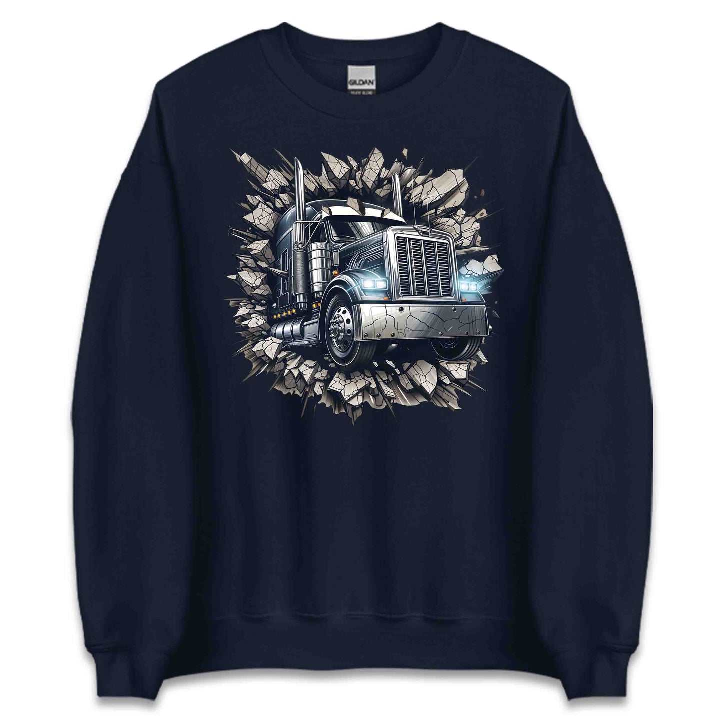 Semi-Truck Breaking Through Wall 3D Realistic Big Rig Smashing | PRODUCT CODE: SMTRKBRKWLAG