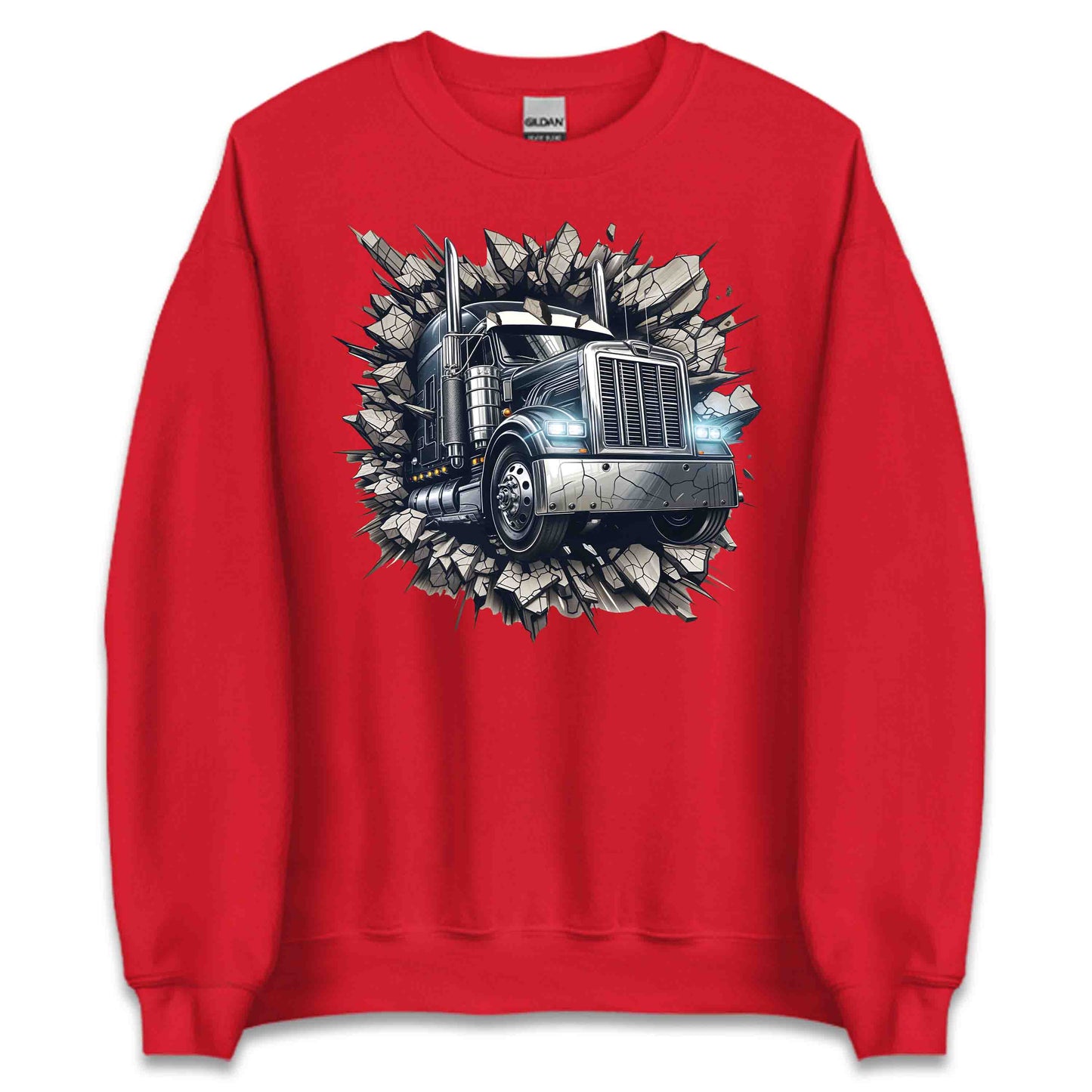 Semi-Truck Breaking Through Wall 3D Realistic Big Rig Smashing | PRODUCT CODE: SMTRKBRKWLAG