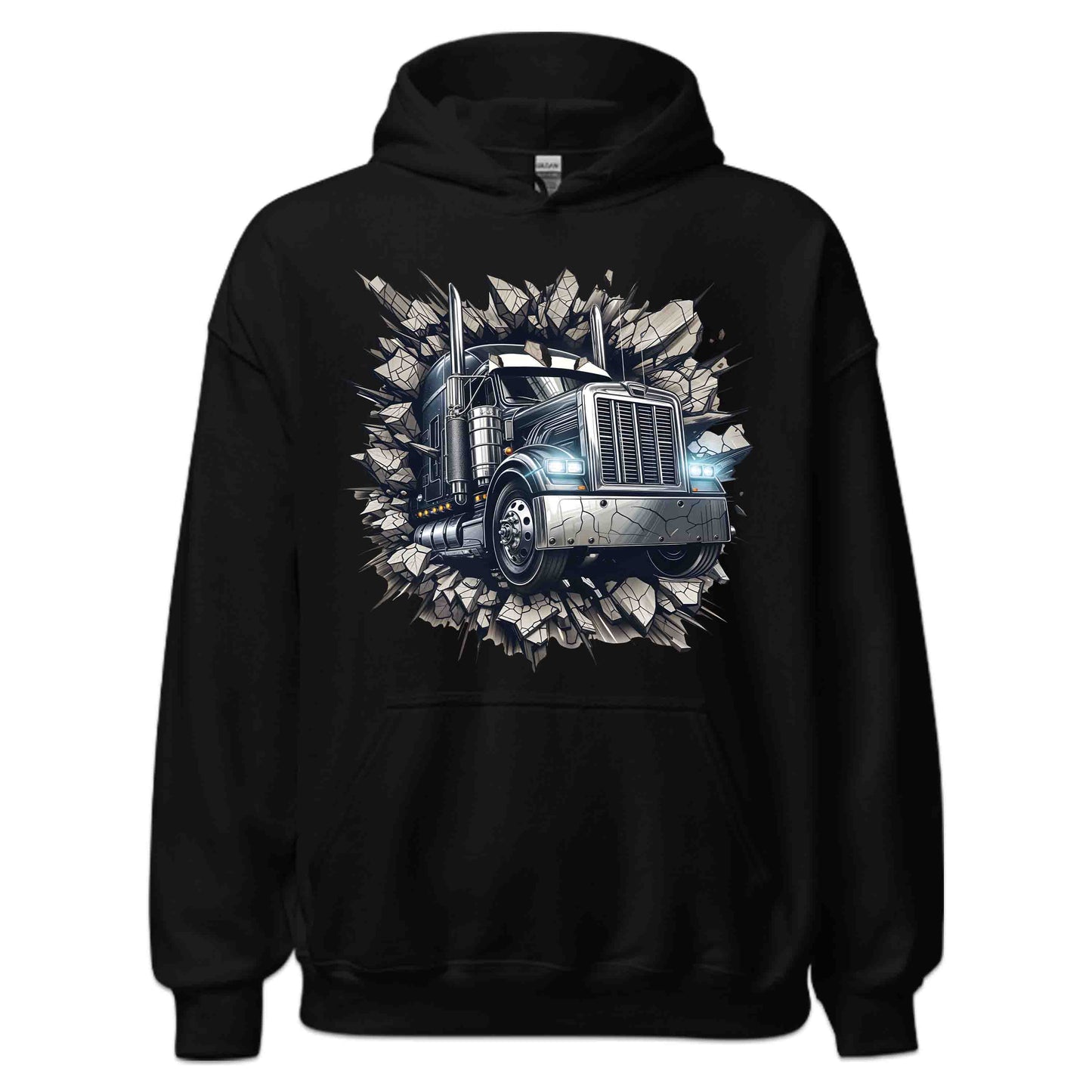 Semi-Truck Breaking Through Wall 3D Realistic Big Rig Smashing | PRODUCT CODE: SMTRKBRKWLAG