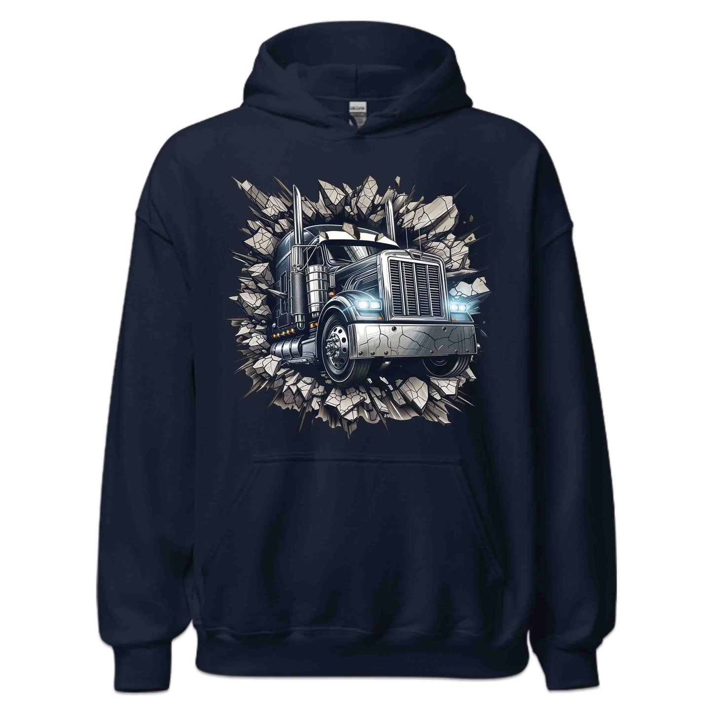 Semi-Truck Breaking Through Wall 3D Realistic Big Rig Smashing | PRODUCT CODE: SMTRKBRKWLAG