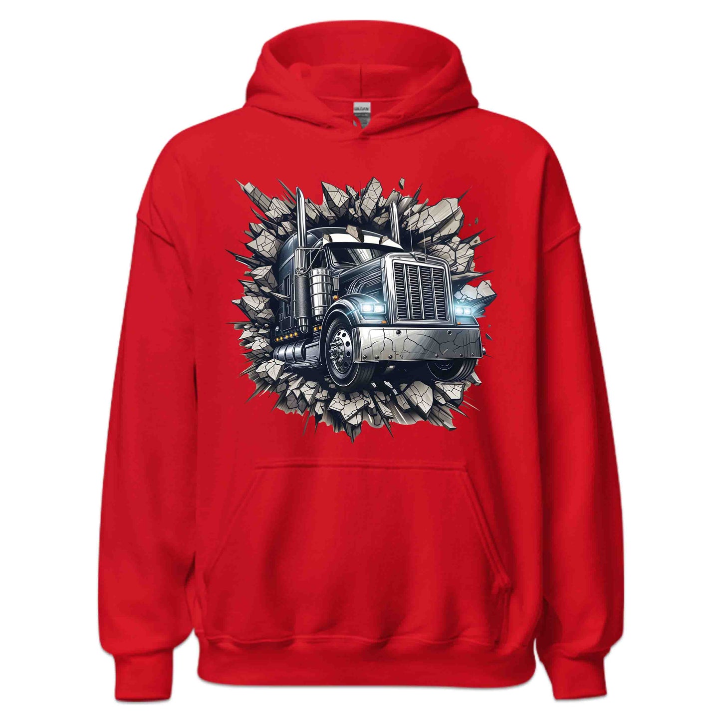 Semi-Truck Breaking Through Wall 3D Realistic Big Rig Smashing | PRODUCT CODE: SMTRKBRKWLAG