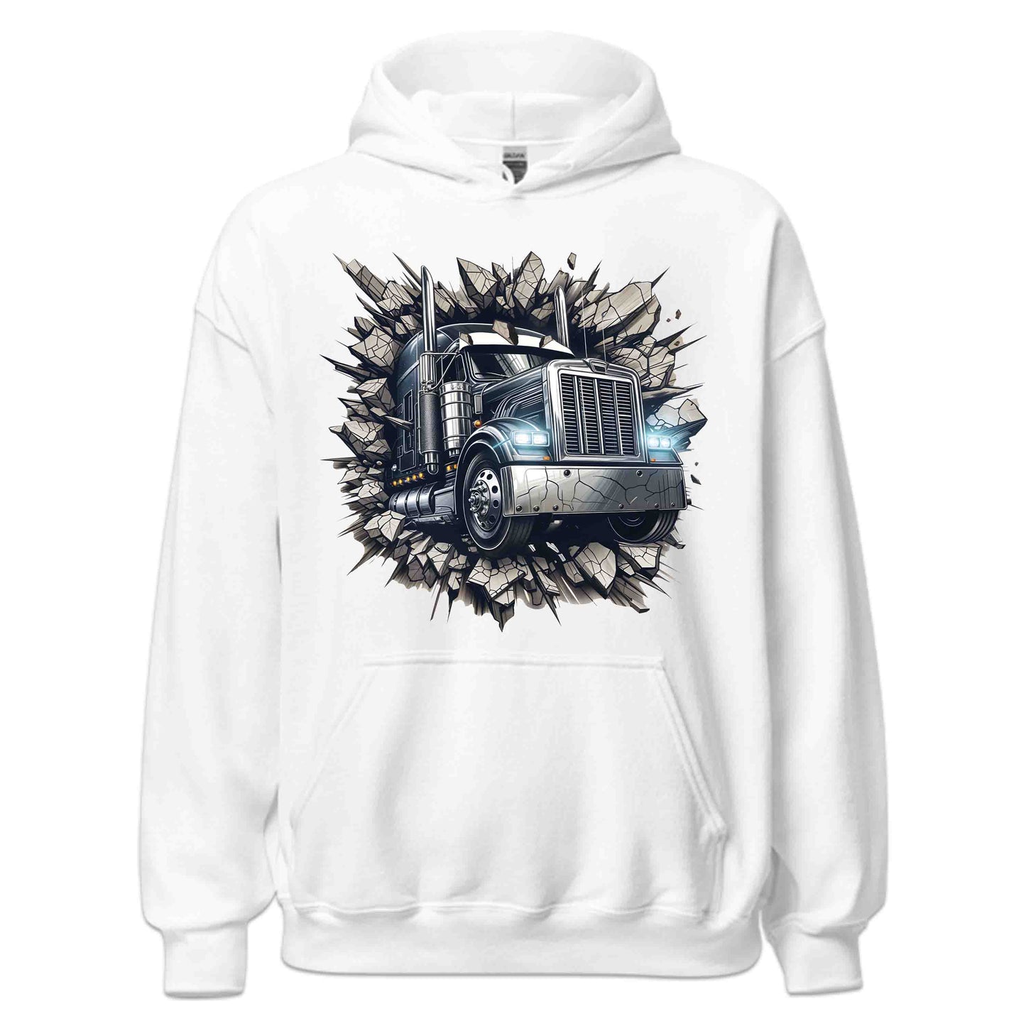 Semi-Truck Breaking Through Wall 3D Realistic Big Rig Smashing | PRODUCT CODE: SMTRKBRKWLAG