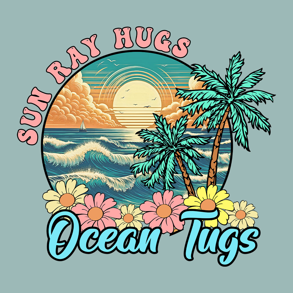 Retro Summer Sun Ray Hugs Ocean Tugs | PRODUCT CODE: SNRYHGOC