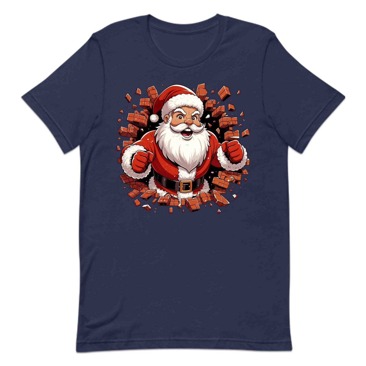 Santa Claus Breaking Through Wall 3D Xmas Realistic Santa Smashing | PRODUCT CODE: SNTACLPUNBRK