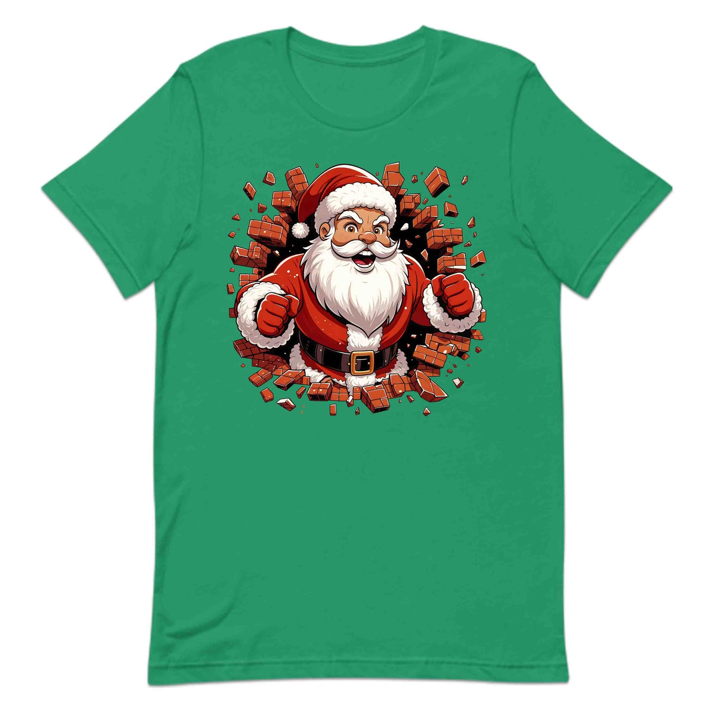 Santa Claus Breaking Through Wall 3D Xmas Realistic Santa Smashing | PRODUCT CODE: SNTACLPUNBRK