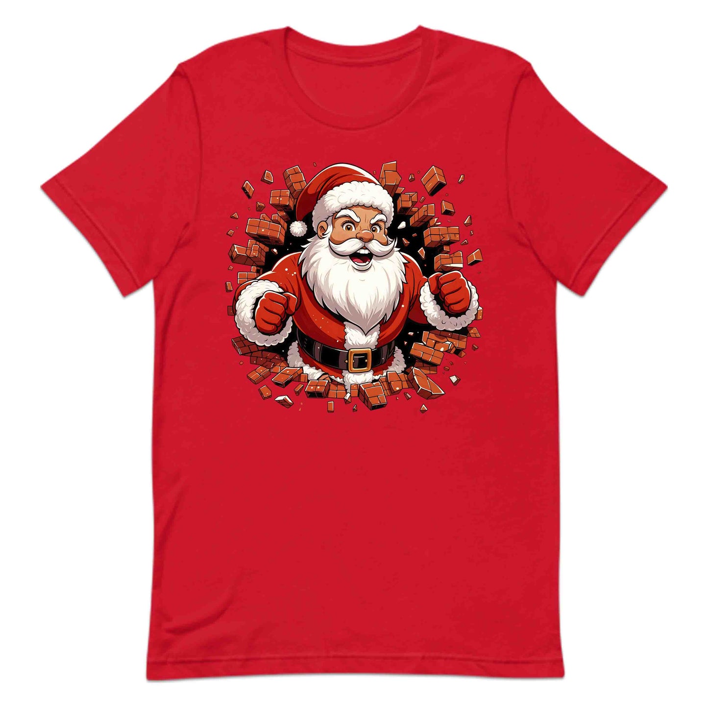 Santa Claus Breaking Through Wall 3D Xmas Realistic Santa Smashing | PRODUCT CODE: SNTACLPUNBRK