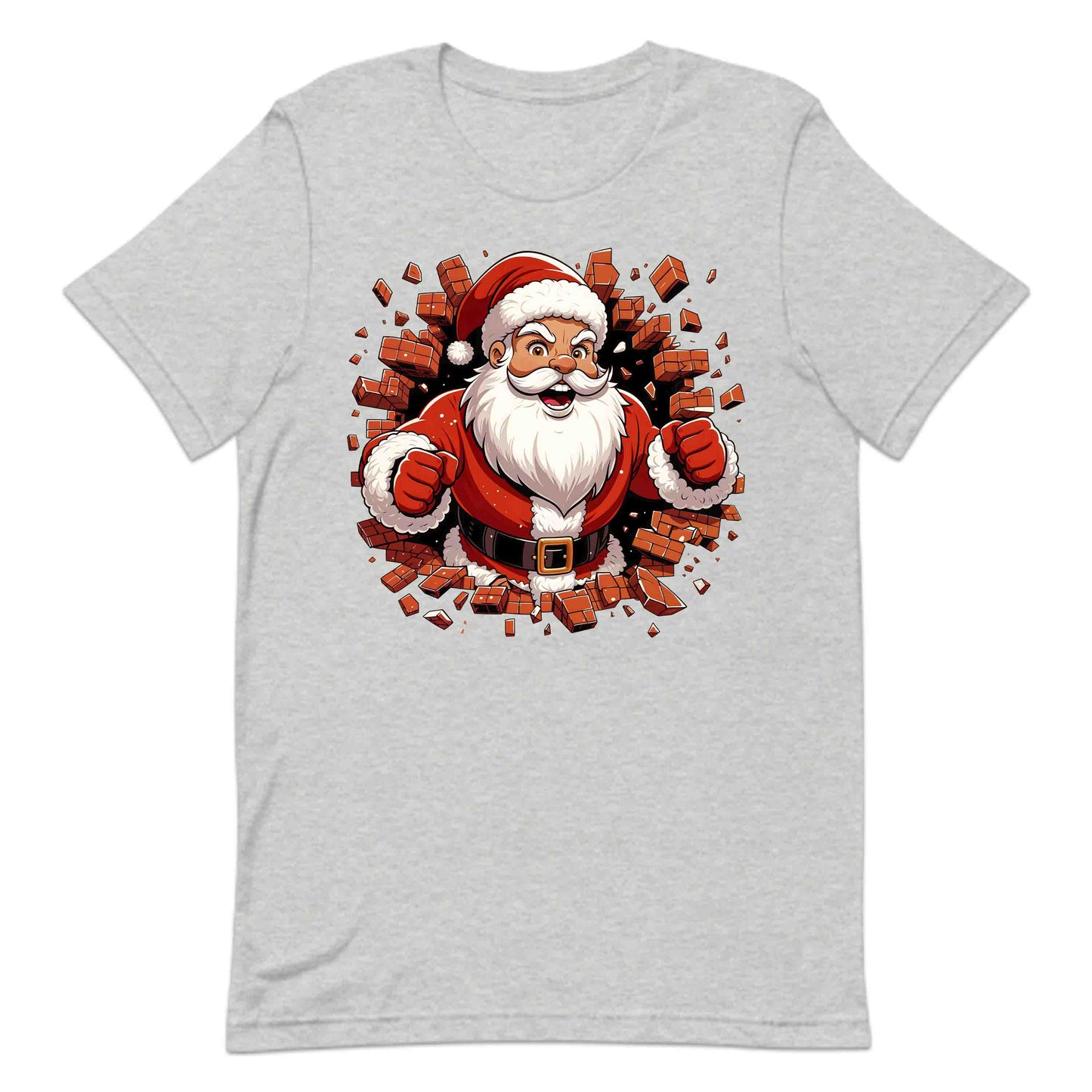 Santa Claus Breaking Through Wall 3D Xmas Realistic Santa Smashing | PRODUCT CODE: SNTACLPUNBRK