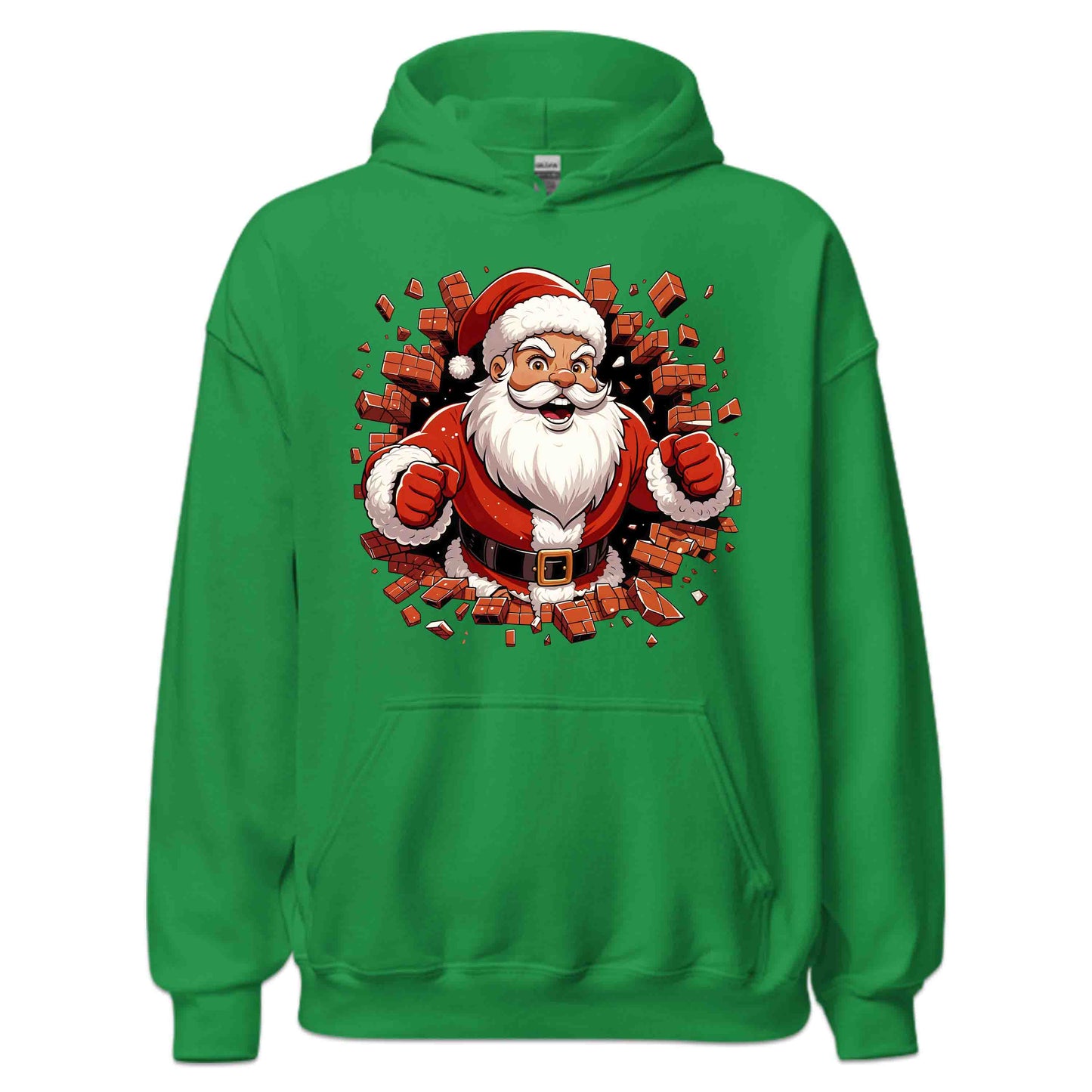 Santa Claus Breaking Through Wall 3D Xmas Realistic Santa Smashing | PRODUCT CODE: SNTACLPUNBRK