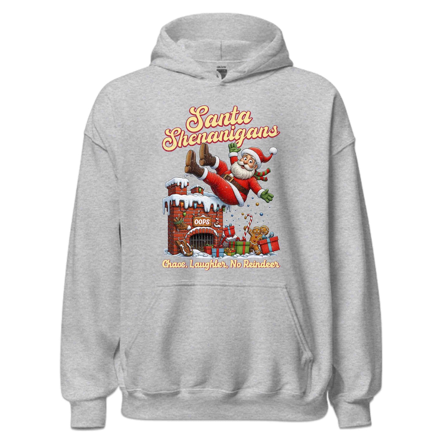 Santa Shenanigans Christmas Santa’s Epic Chimney Fail Comical Xmas | PRODUCT CODE: SNTGSHLIREPC