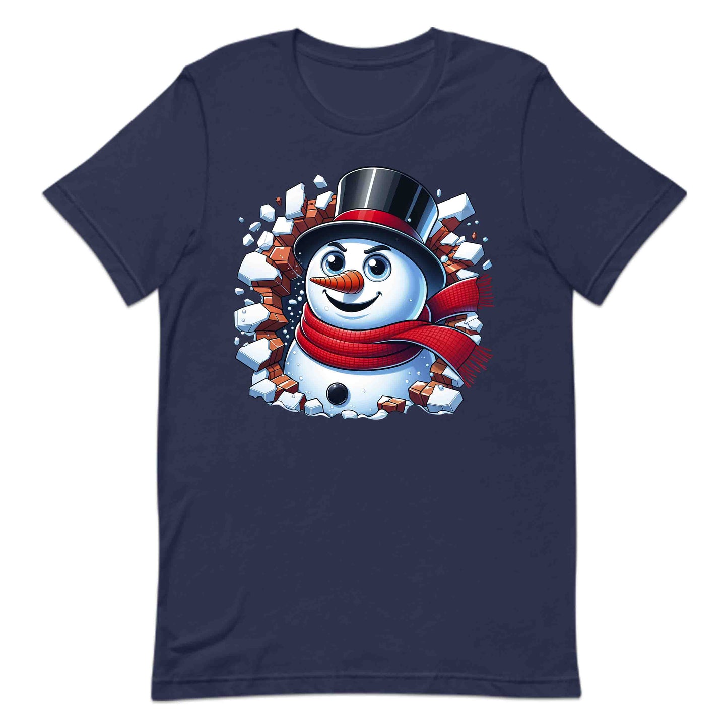 Snowman Breaking Through Wall 3D Realistic Xmas Snowman Smashing | PRODUCT CODE: SNWMCKRNGWEP