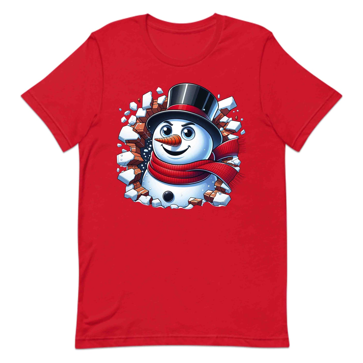 Snowman Breaking Through Wall 3D Realistic Xmas Snowman Smashing | PRODUCT CODE: SNWMCKRNGWEP