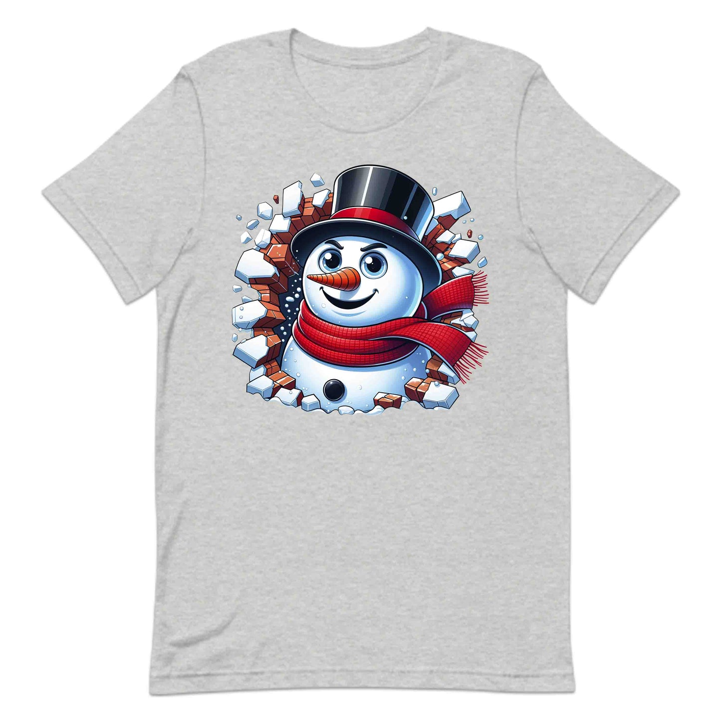 Snowman Breaking Through Wall 3D Realistic Xmas Snowman Smashing | PRODUCT CODE: SNWMCKRNGWEP