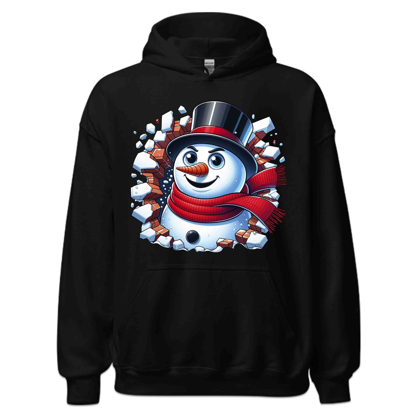 Snowman Breaking Through Wall 3D Realistic Xmas Snowman Smashing | PRODUCT CODE: SNWMCKRNGWEP