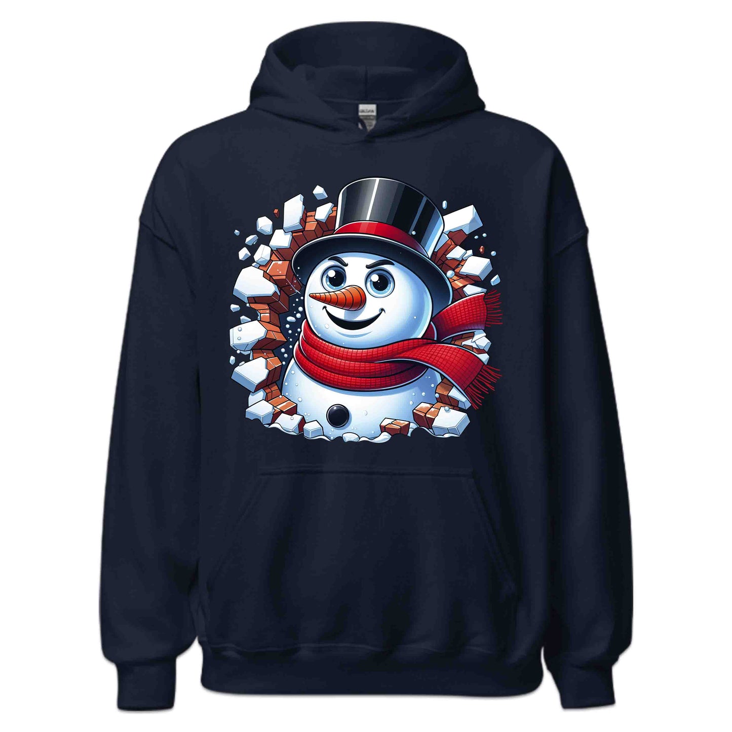 Snowman Breaking Through Wall 3D Realistic Xmas Snowman Smashing | PRODUCT CODE: SNWMCKRNGWEP