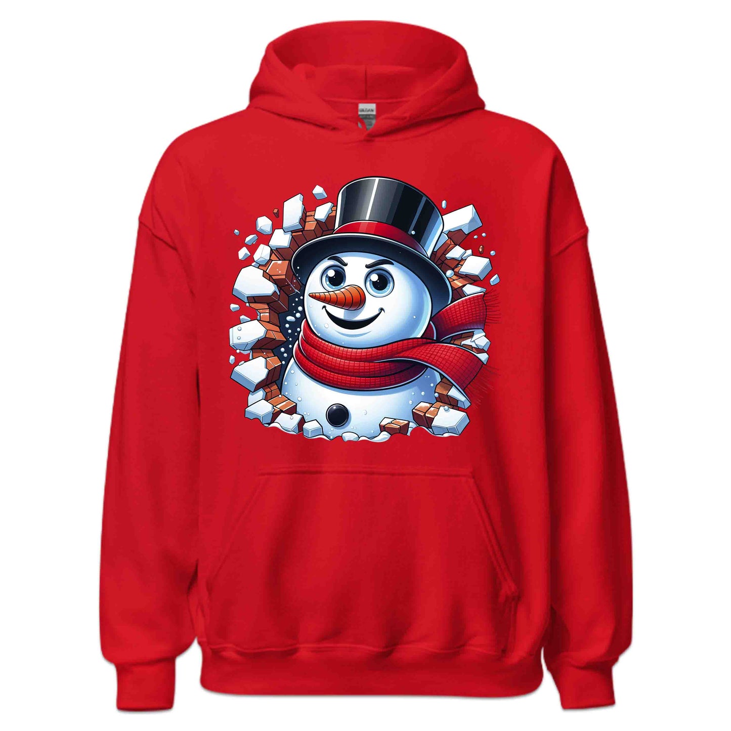 Snowman Breaking Through Wall 3D Realistic Xmas Snowman Smashing | PRODUCT CODE: SNWMCKRNGWEP