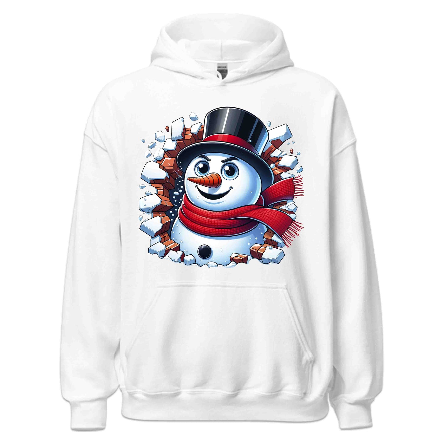 Snowman Breaking Through Wall 3D Realistic Xmas Snowman Smashing | PRODUCT CODE: SNWMCKRNGWEP