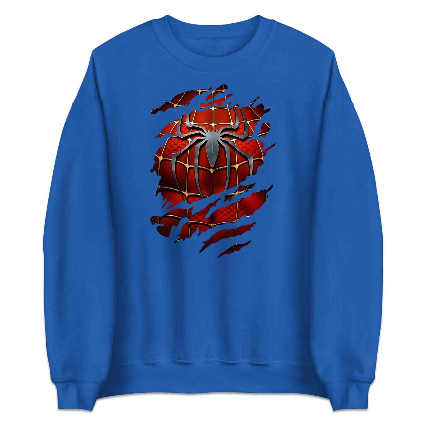Spider-Man Ripped Suit T-Shirt | Marvel Superhero 3D Torn with Claw Marks Jumper | Web Warrior Cosplay Hoodie | PRODUCT CODE: SPCGHDHJRTJ