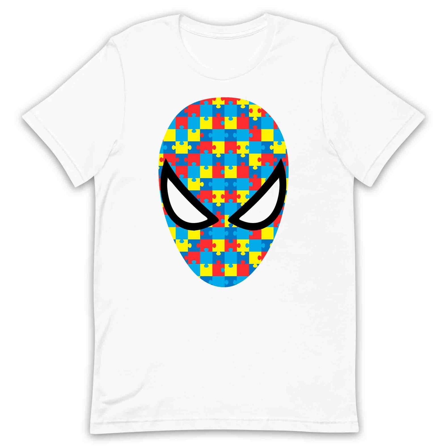 Spider-Man Autism Awareness T-Shirt | Puzzle Piece Hero Mask Jumper | Marvel Inclusion Hoodie | PRODUCT CODE: SPDBERWBIMA