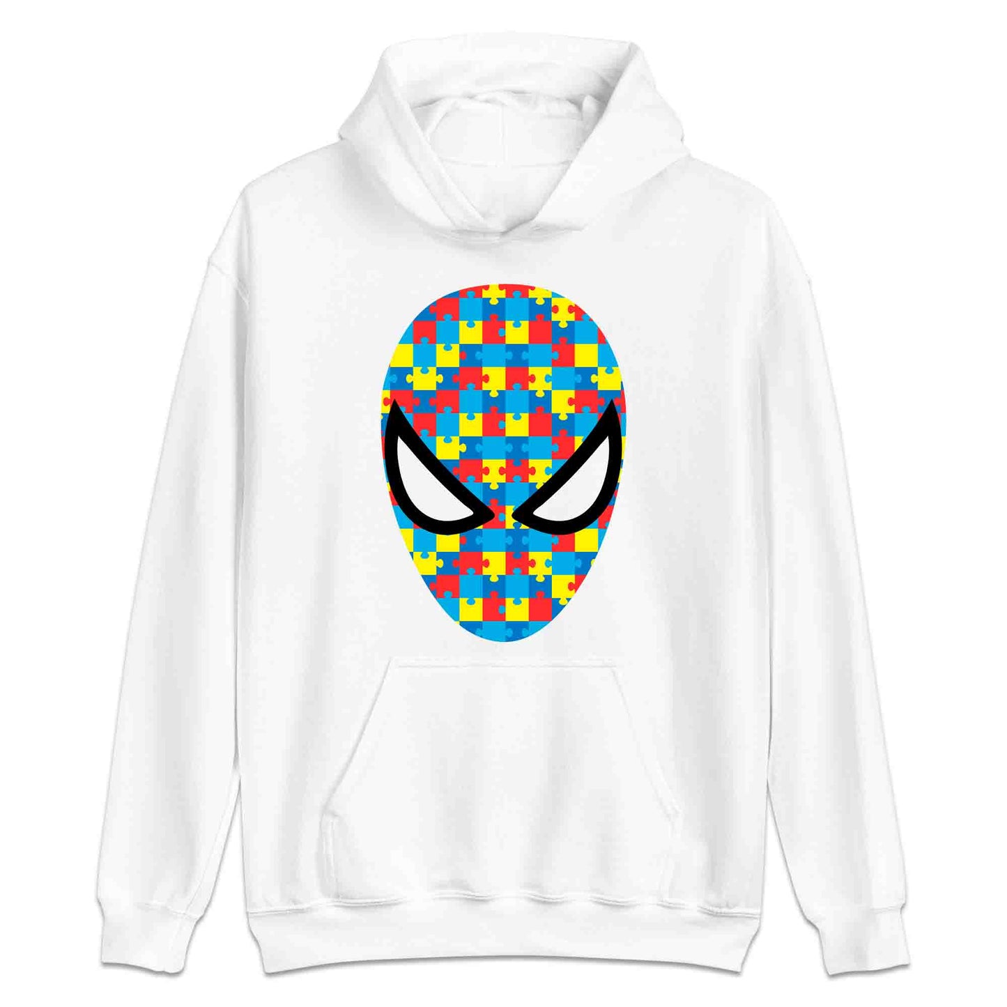 Spider-Man Autism Awareness T-Shirt | Puzzle Piece Hero Mask Jumper | Marvel Inclusion Hoodie | PRODUCT CODE: SPDBERWBIMA