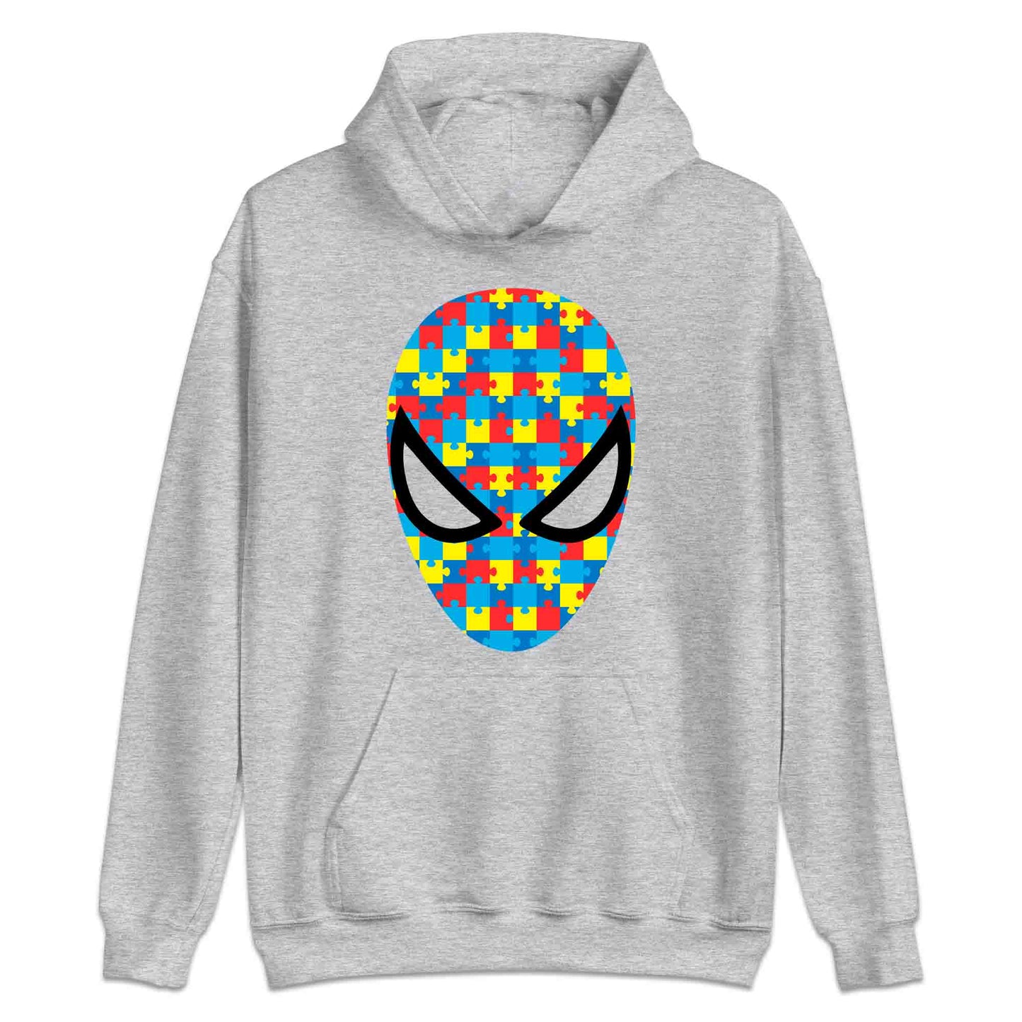 Spider-Man Autism Awareness T-Shirt | Puzzle Piece Hero Mask Jumper | Marvel Inclusion Hoodie | PRODUCT CODE: SPDBERWBIMA