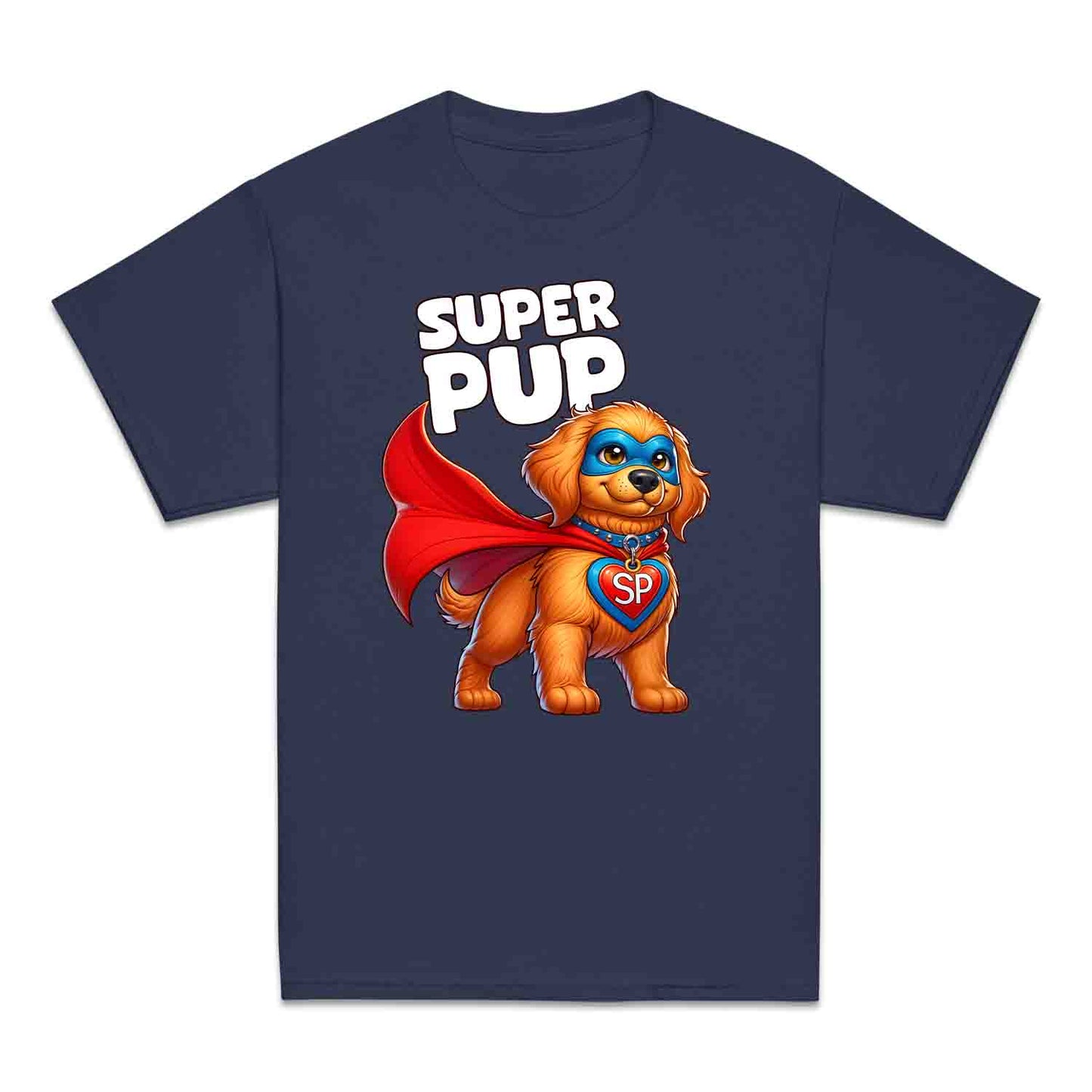 Super Pup Hero Dog Kids T-Shirt | Cute Superhero Puppy Kids Jumper | Funny Pet Lover Hoodie | PRODUCT CODE: SPETRUMNCPA