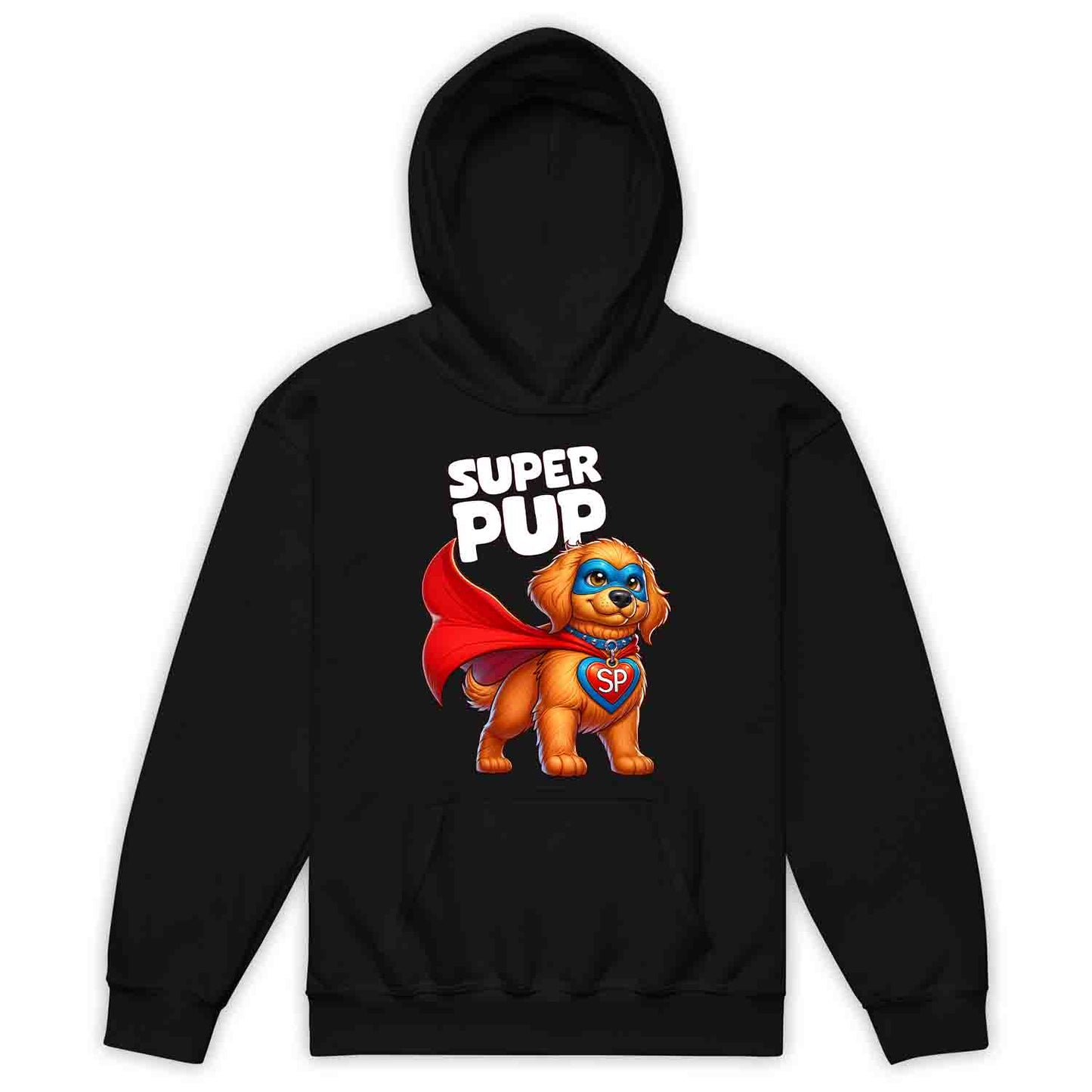 Super Pup Hero Dog Kids T-Shirt | Cute Superhero Puppy Kids Jumper | Funny Pet Lover Hoodie | PRODUCT CODE: SPETRUMNCPA
