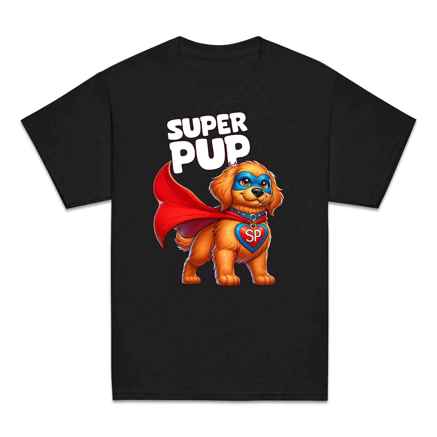 Super Pup Hero Dog Kids T-Shirt | Cute Superhero Puppy Kids Jumper | Funny Pet Lover Hoodie | PRODUCT CODE: SPETRUMNCPA
