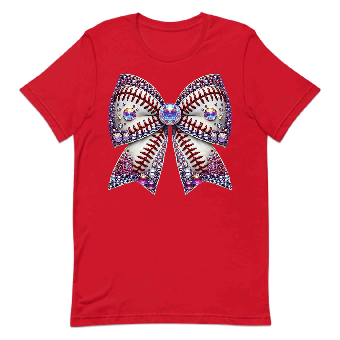 Sparkling Baseball Bow Glittery Rhinestone-Inspired Sports Enthusiasts | PRODUCT CODE: SPKRNGBLAWOG