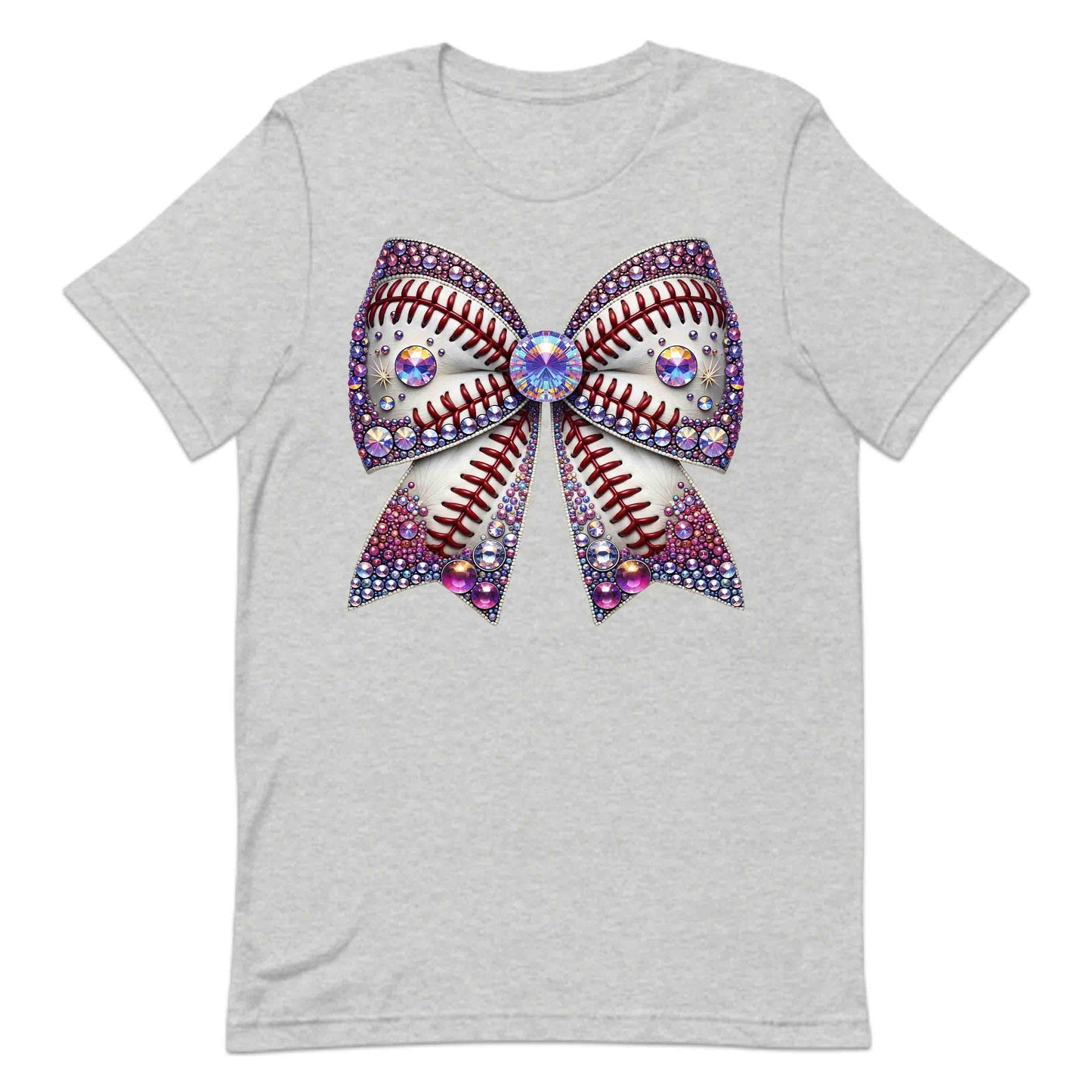 Sparkling Baseball Bow Glittery Rhinestone-Inspired Sports Enthusiasts | PRODUCT CODE: SPKRNGBLAWOG