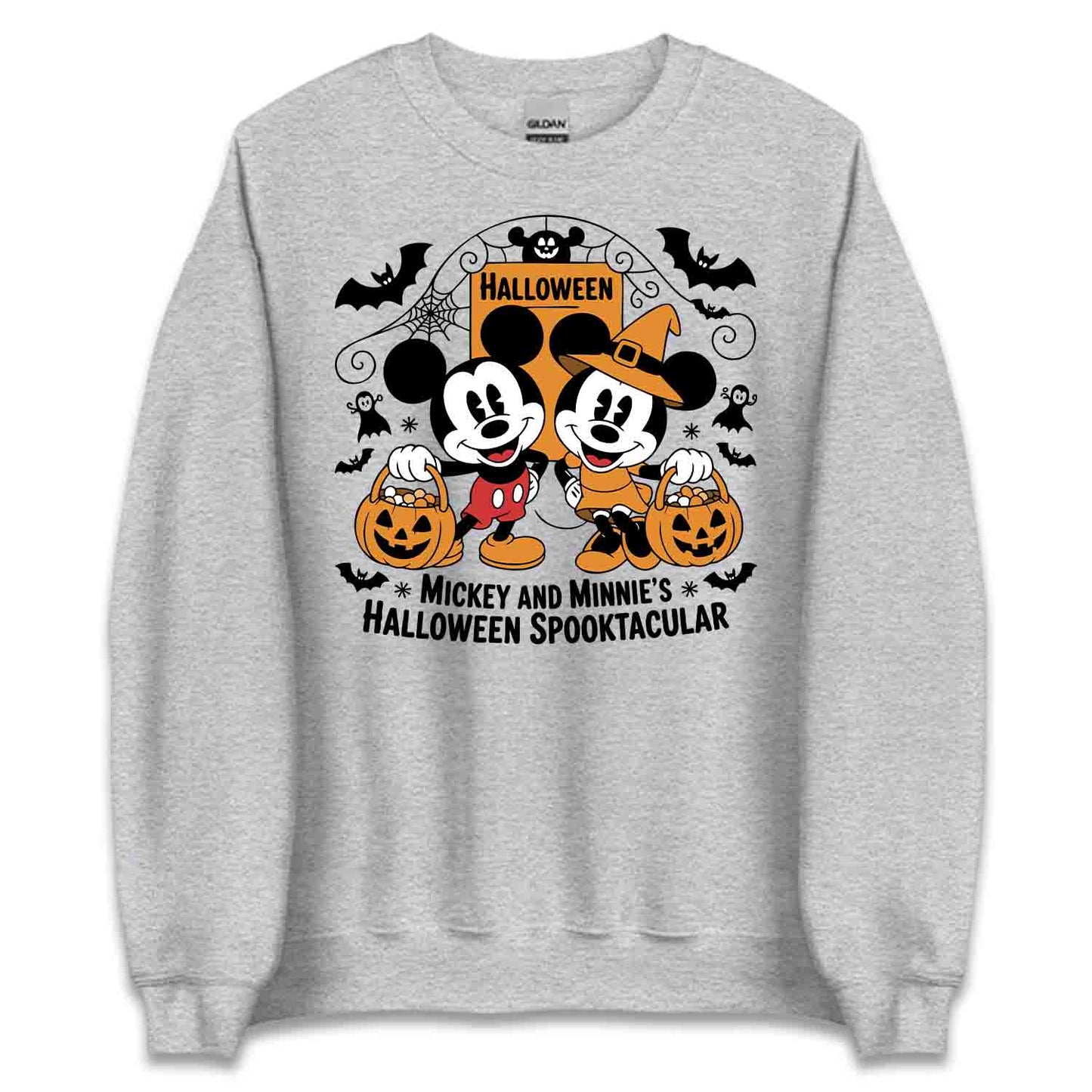 Spooktacular Halloween T-Shirt, Mickey & Minnie Sweatshirt, Disney Retro Hoodie | PRODUCT CODE: SPOVWEBRH