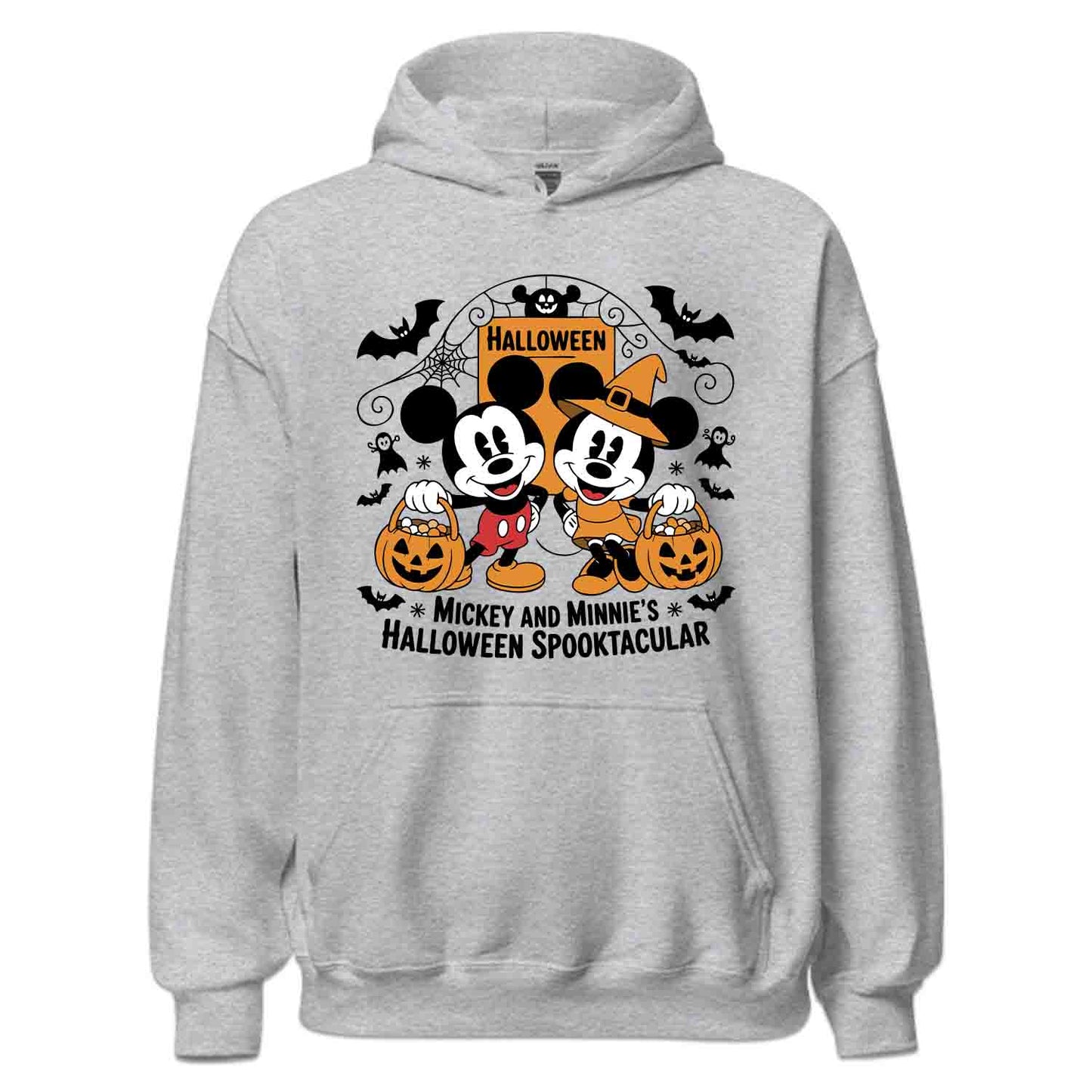 Spooktacular Halloween T-Shirt, Mickey & Minnie Sweatshirt, Disney Retro Hoodie | PRODUCT CODE: SPOVWEBRH