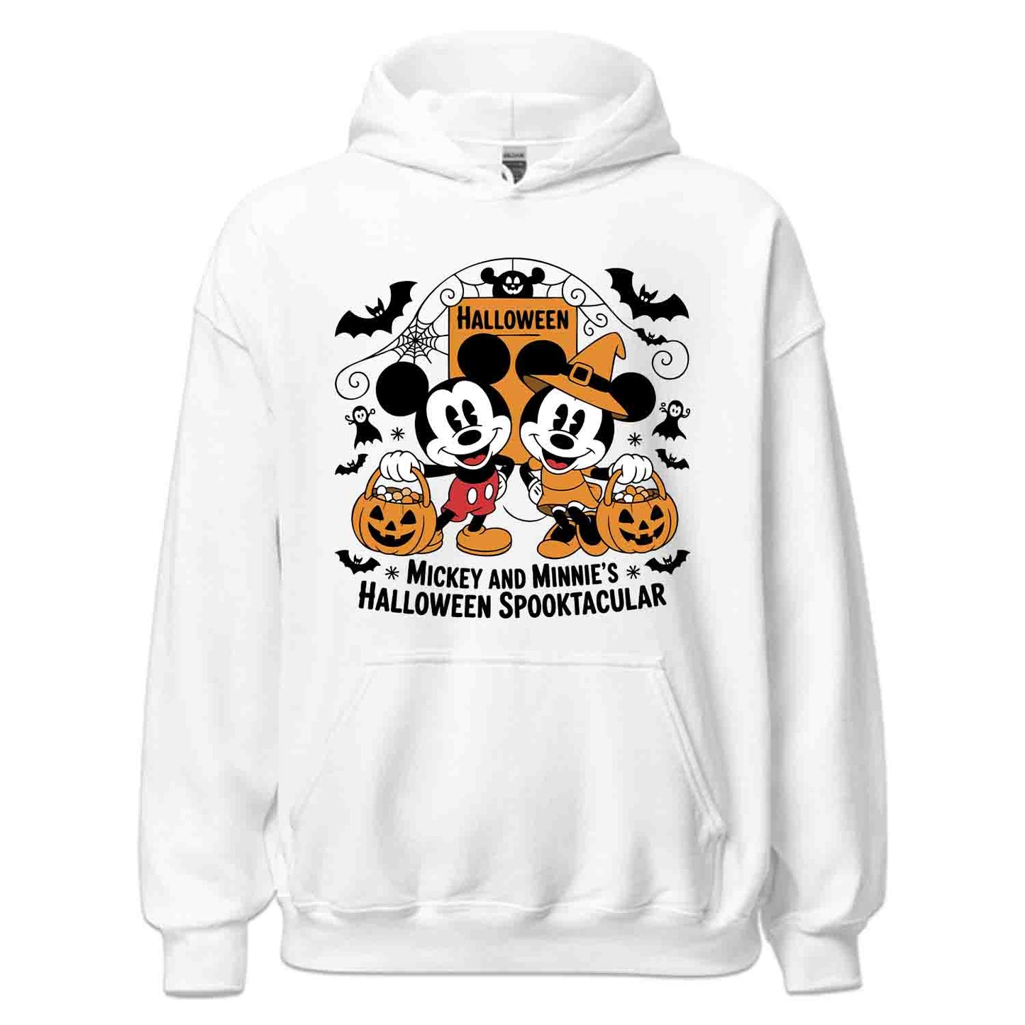Spooktacular Halloween T-Shirt, Mickey & Minnie Sweatshirt, Disney Retro Hoodie | PRODUCT CODE: SPOVWEBRH