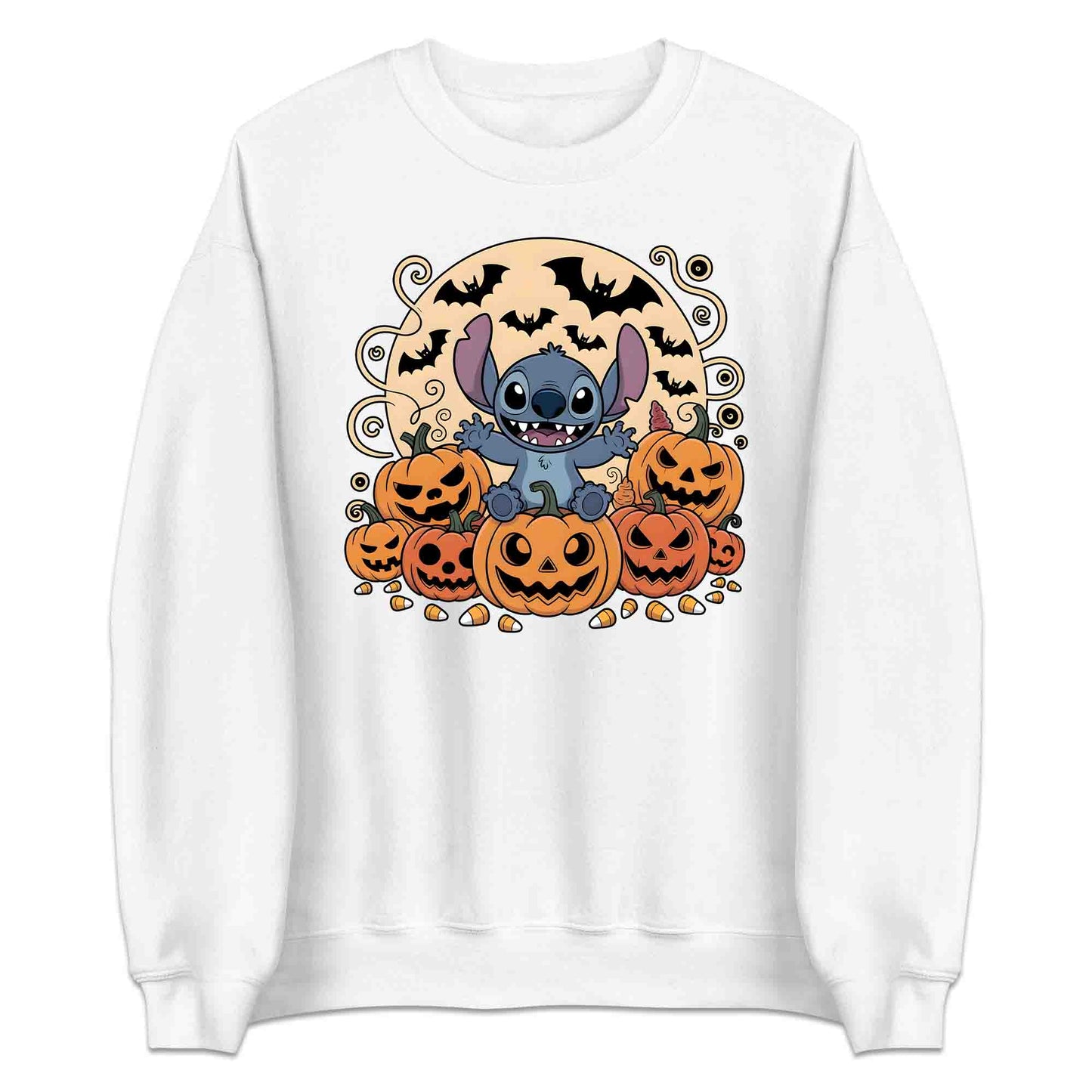 Stitch Pumpkin Patch T-Shirt, Disney Halloween Sweatshirt, Ohana Family Hoodie | PRODUCT CODE: SPOWERHY