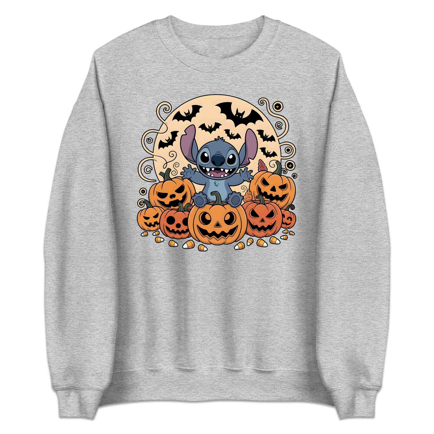 Stitch Pumpkin Patch T-Shirt, Disney Halloween Sweatshirt, Ohana Family Hoodie | PRODUCT CODE: SPOWERHY