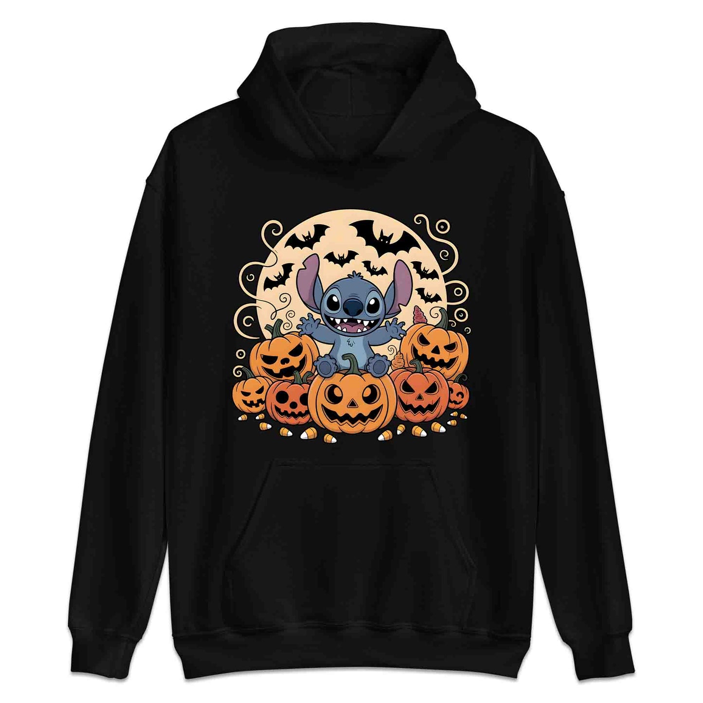 Stitch Pumpkin Patch T-Shirt, Disney Halloween Sweatshirt, Ohana Family Hoodie | PRODUCT CODE: SPOWERHY