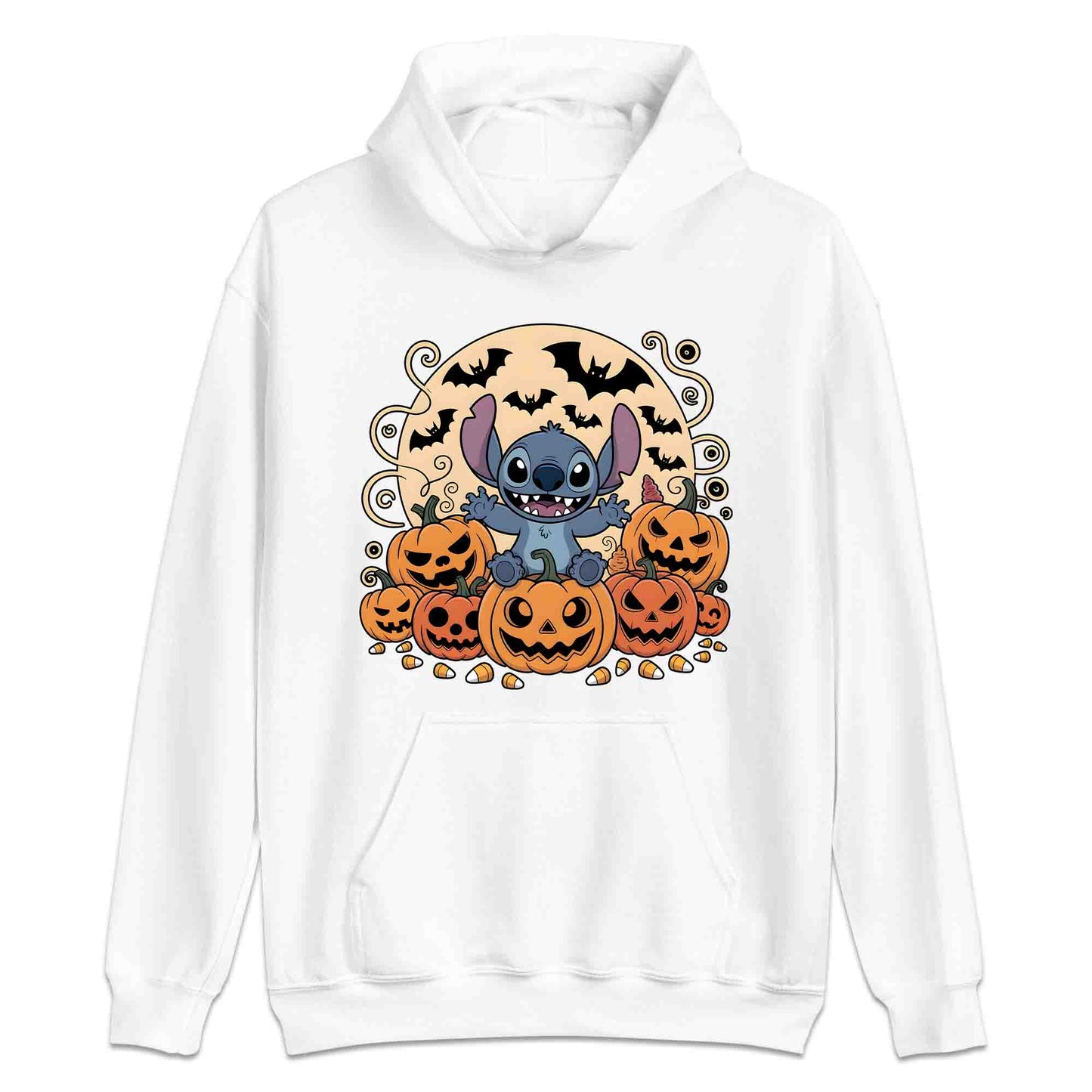 Stitch Pumpkin Patch T-Shirt, Disney Halloween Sweatshirt, Ohana Family Hoodie | PRODUCT CODE: SPOWERHY