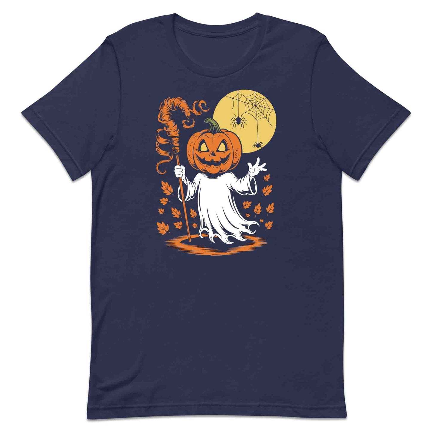 Pumpkin Head Ghost T-Shirt, Haunted Lantern Sweatshirt, Horror Moon Hoodie | PRODUCT CODE: SPOWERNGH