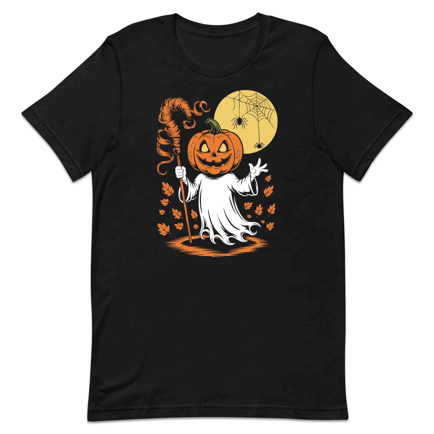 Pumpkin Head Ghost T-Shirt, Haunted Lantern Sweatshirt, Horror Moon Hoodie | PRODUCT CODE: SPOWERNGH