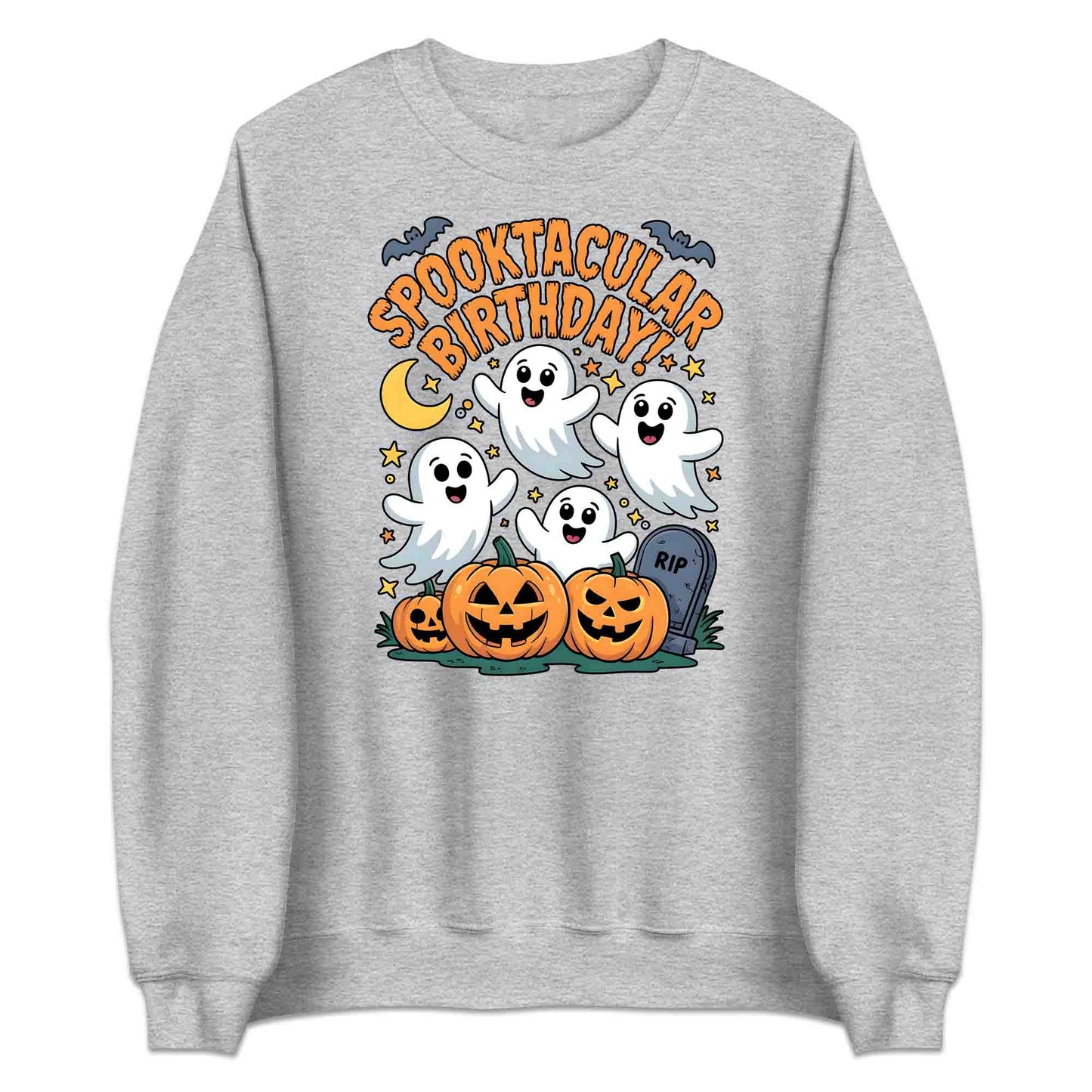 Spooktacular Birthday T-Shirt, Happy Ghost Sweatshirt, Pumpkin Party Hoodie | PRODUCT CODE: SPWERTCJHB
