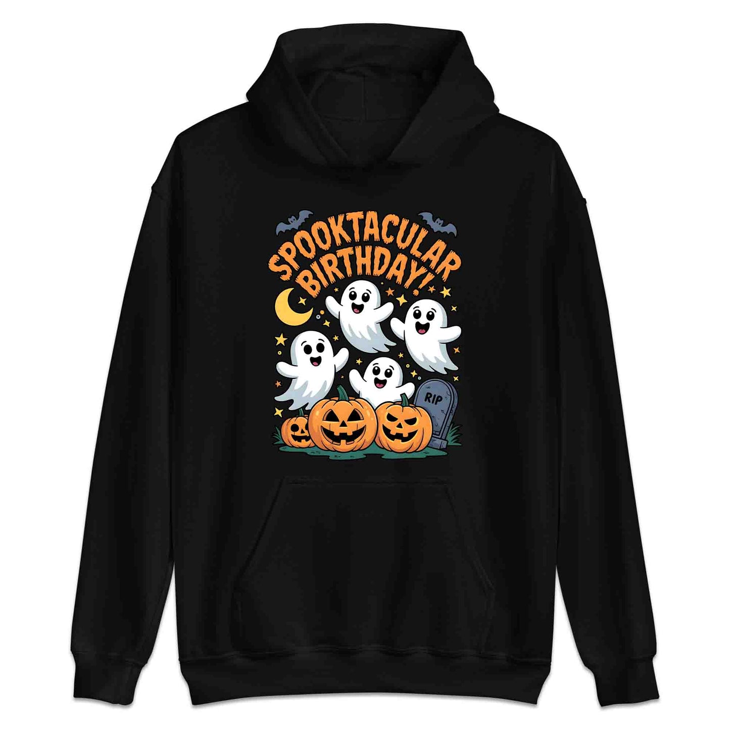 Spooktacular Birthday T-Shirt, Happy Ghost Sweatshirt, Pumpkin Party Hoodie | PRODUCT CODE: SPWERTCJHB