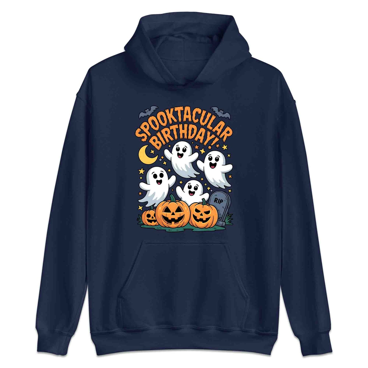 Spooktacular Birthday T-Shirt, Happy Ghost Sweatshirt, Pumpkin Party Hoodie | PRODUCT CODE: SPWERTCJHB