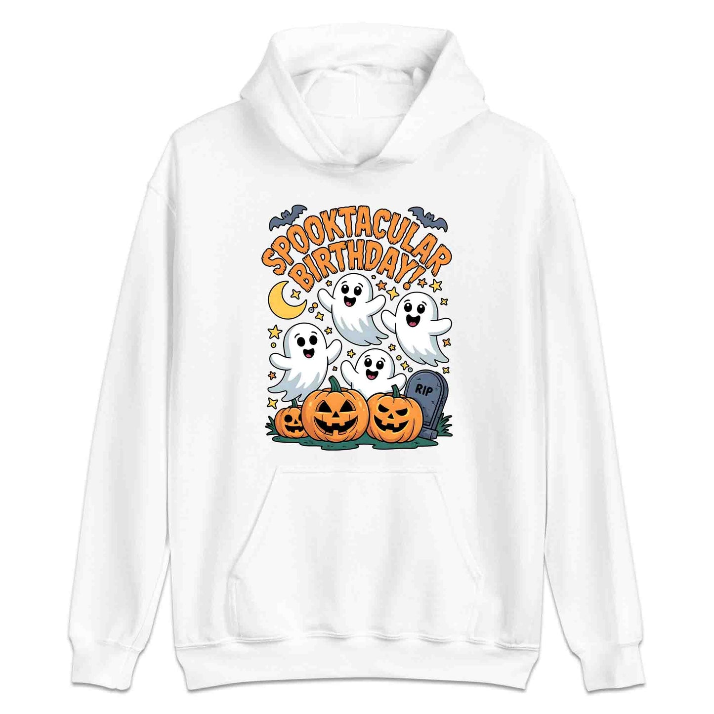 Spooktacular Birthday T-Shirt, Happy Ghost Sweatshirt, Pumpkin Party Hoodie | PRODUCT CODE: SPWERTCJHB