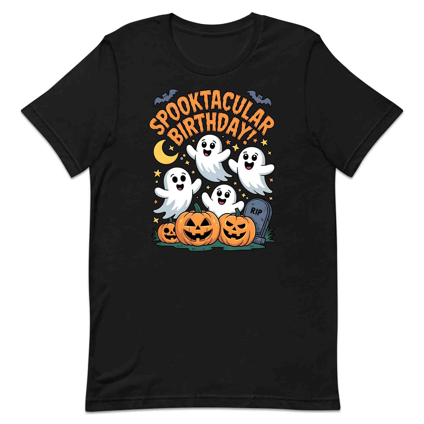 Spooktacular Birthday T-Shirt, Happy Ghost Sweatshirt, Pumpkin Party Hoodie | PRODUCT CODE: SPWERTCJHB